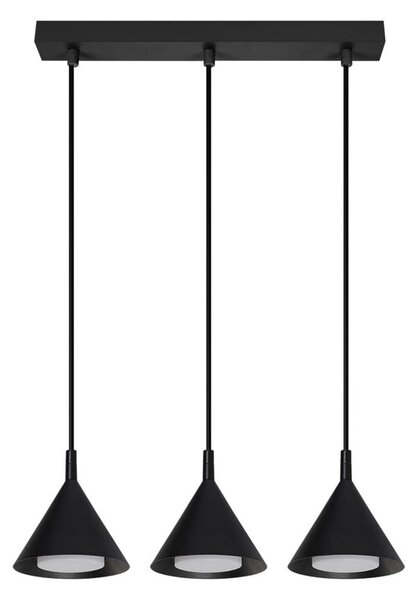 BRILAGI - LED Lustr na lanku CONE TRIPLE 3xGX53/15W/230V černá