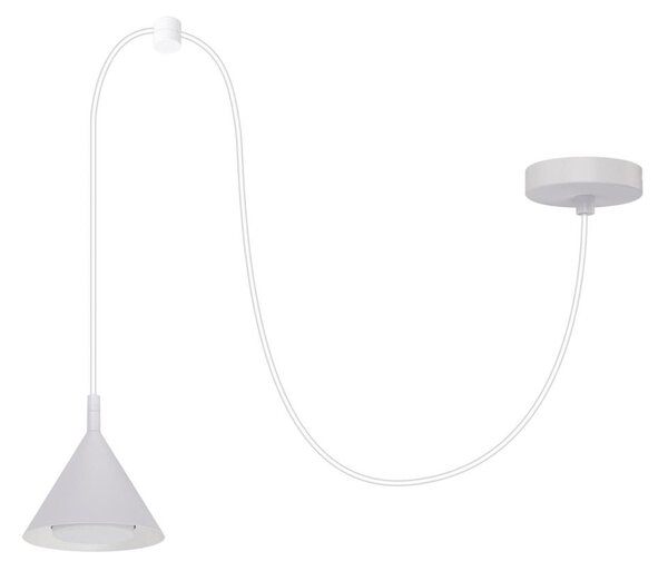 BRILAGI - LED Lustr na lanku CONE SINGLE SPIDER 1xGX53/15W/230V bílá
