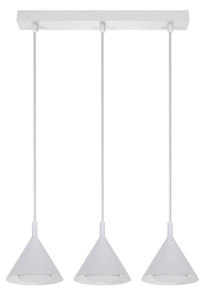BRILAGI - LED Lustr na lanku CONE TRIPLE 3xGX53/15W/230V bílá
