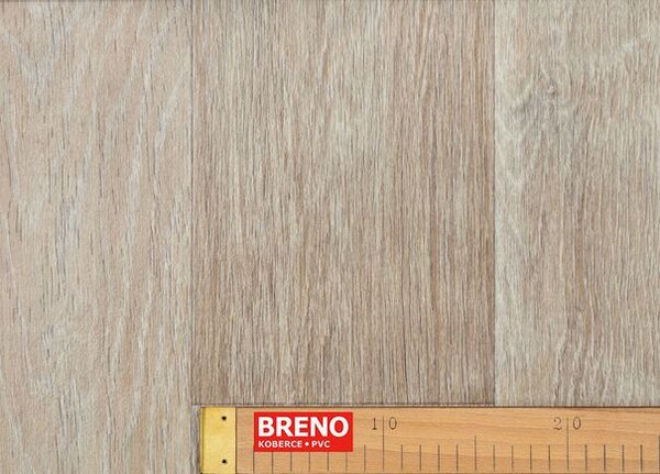 Breno PVC BONUS Skadar 032 - světlé dřevo, šíře 400 cm