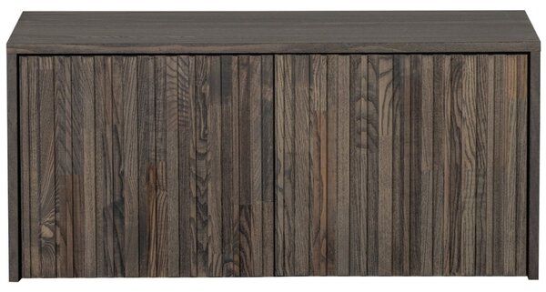 WOOOD Hnědá dřevěná lavice s úložným prostorem Gravia 88 x 50 cm