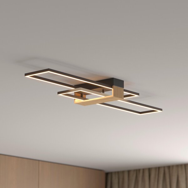 STROPNÍ LED SVÍTIDLO, 96,5/25/9 cm Novel - Stropní svítidla