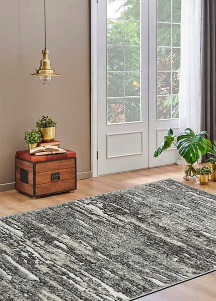 Breno Kusový koberec VICTORIA 8005 - 0644, 80x150 cm, Šedá/Vícebarevné