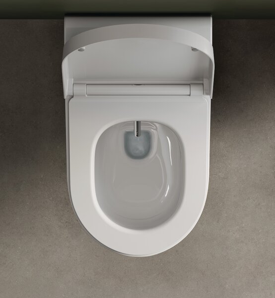 Kludi Cleantronic bidetové wc závěsné Bez oplachového kruhu s vírovým splachováním bílá 16WCW0143