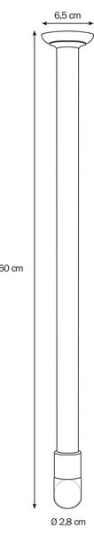 Sealskin Seallux tyč sprchového závěsu 800618