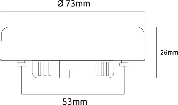 Globo Lighting Bulb led žárovka 1x6 W 1800 K GX53 10162