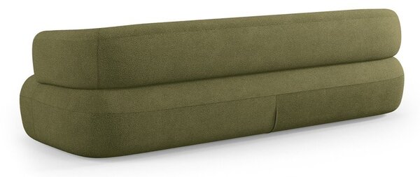 Zelená pohovka z textilie bouclé 226 cm Jenny – Micadoni