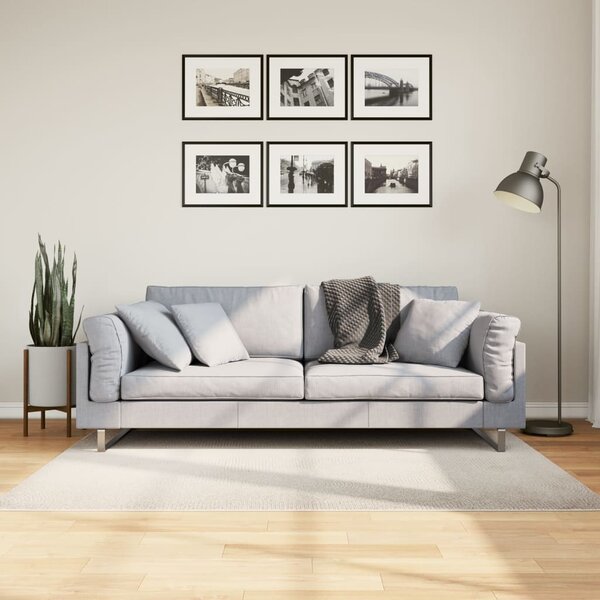 Koberec IZA krátký vlas skandinávský vzhled krémový 120x170 cm