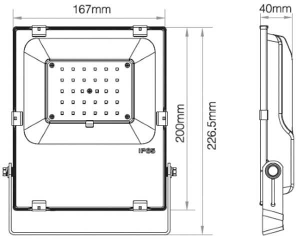 IMPR 843518 Deko-Light LED reflektor, RF-smart, Flood, 230V, 30W, RGB+CCT, IP65, 2700-6500K černá - DEKOLIGHT