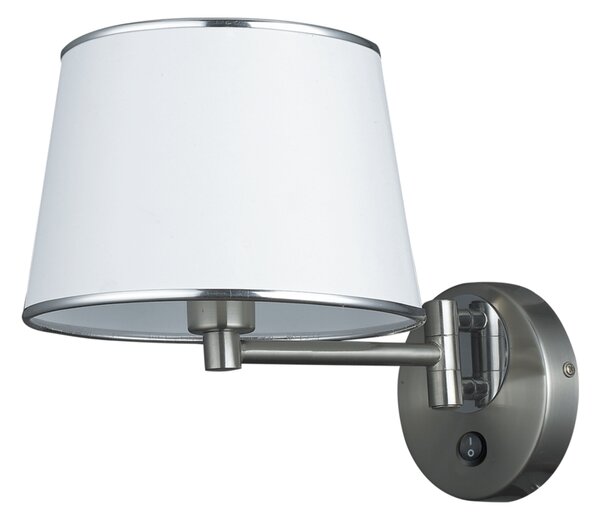 CLX Nástěnná lampa FULVIO, chromovaná 21-00883