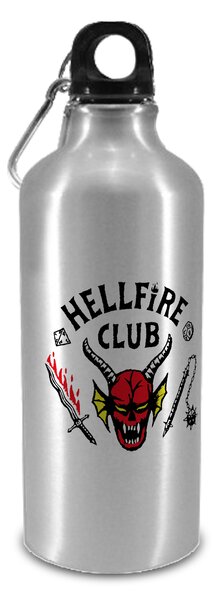 Cestovní nerezová lahev Stranger Things - Hellfire Club