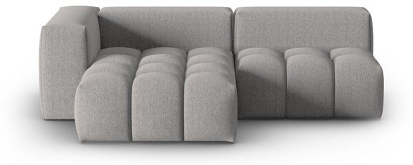 Šedá rohová pohovka (levý roh/s lenoškou) Verona – Cosmopolitan Design