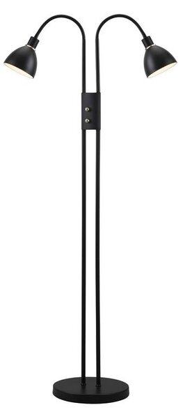 NORDLUX Stojací moderní lampa RAY, 2xE14, 40W, černá 72224003