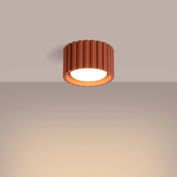 Sollux Lighting Aura stropní světlo 1x10 W červená SL.1802