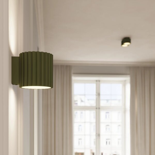 Sollux Lighting Aura stropní světlo 2x10 W zelená SL.1798