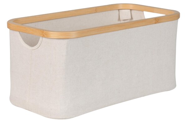 -25 % Dny MOMENTI– Béžový bavlněný úložný box Quax Loft 47 x 25 cm