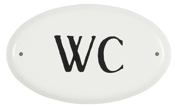 Kovová cedulka WC