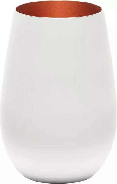 Sklenice Stölzle Elements 465 ml, bílá/bronzová (6 ks)