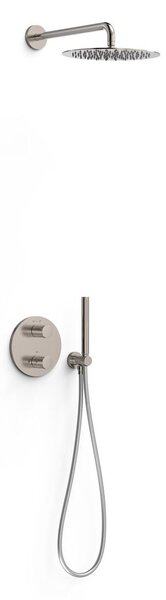 Tres Therm-Box sprchová sada pod omítku s termostatem s dešťovou sprchou ocel 26235004AC