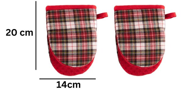 Bavlněné chňapky v sadě 2 ks – Tiseco Home Studio