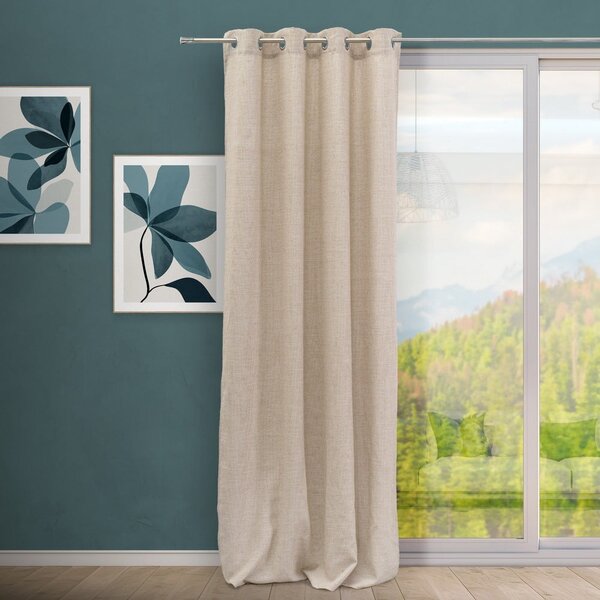 Hnědý závěs 140x260 cm Cuadrille – Casa Selección