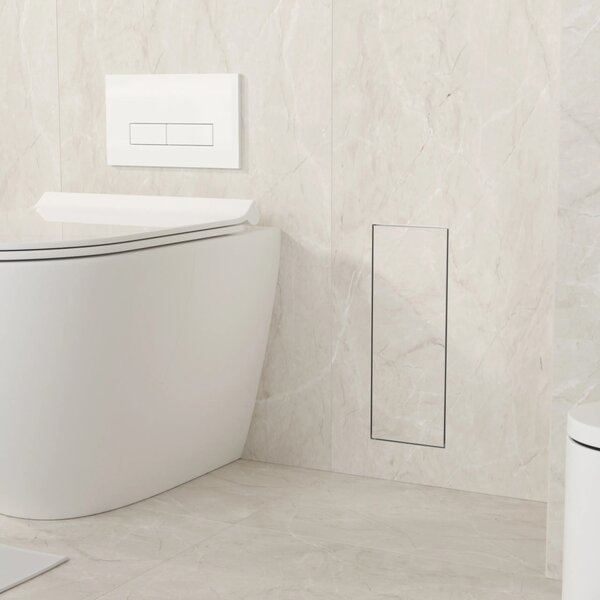 Balneo Wall Box Brush S skrytý modul na wc štětku ocel B0401060104-01