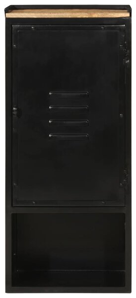 Koupelnová skříňka 40 x 27 x 90 cm železo a masivní mangovník