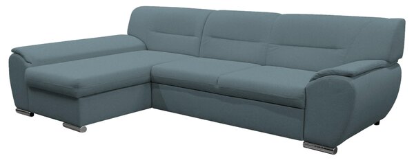 ROHOVÁ SEDAČKA, textil, modrá MID.YOU - Sedací soupravy, Online Only