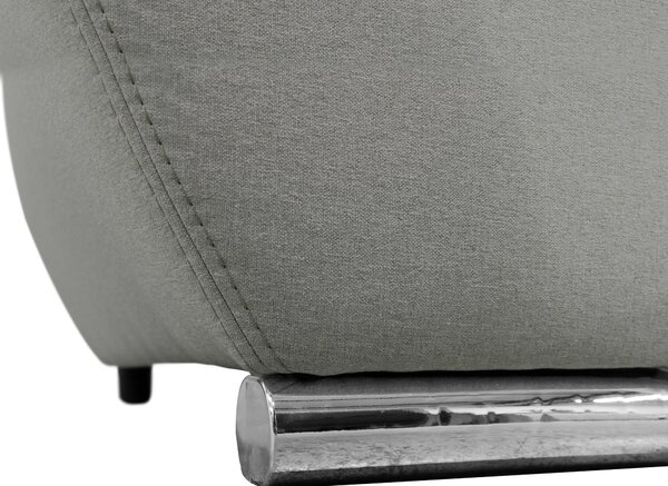 ROHOVÁ SEDAČKA, textil, světle šedá MID.YOU - Sedací soupravy, Online Only