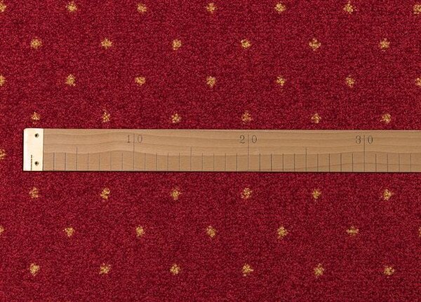 Breno Metrážový koberec AKZENTO NEW 10, šíře 400 cm, Červená/Vícebarevné