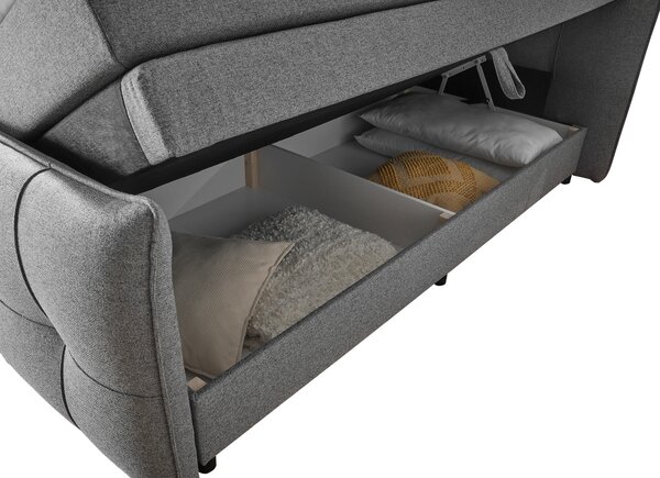 POSTEL BOXSPRING, 160/200 cm, tmavě šedá MID.YOU - Postele s úložným prostorem, Online Only
