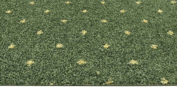 Breno Metrážový koberec AKZENTO NEW 25, šíře 400 cm, Zelená/Vícebarevné
