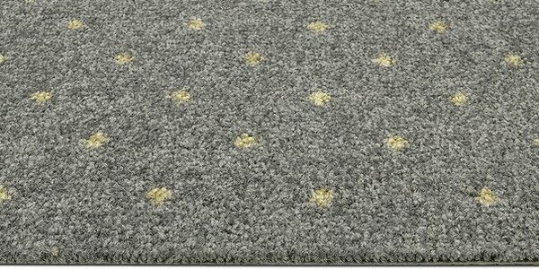 Breno Metrážový koberec AKZENTO NEW 92, šíře 400 cm, Šedá/Vícebarevné