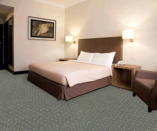Breno Metrážový koberec AKZENTO NEW 92, šíře 400 cm, Šedá/Vícebarevné