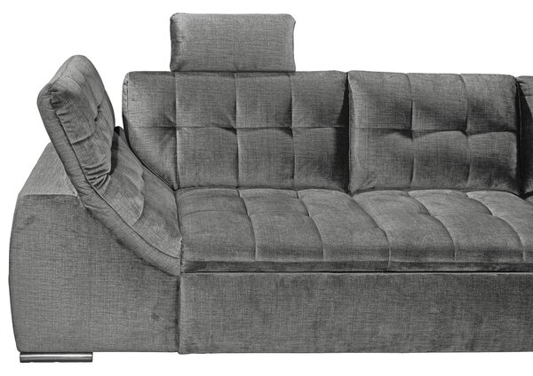 ROHOVÁ SEDAČKA, textil, šedá MID.YOU - Sedací soupravy, Online Only