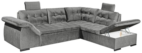 ROHOVÁ SEDAČKA, textil, šedá MID.YOU - Sedací soupravy, Online Only