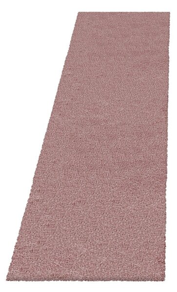 Růžový běhoun 80x250 cm Fluffy – Ayyildiz Carpets