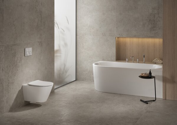 Cersanit City wc mísa se sedátkem s pomalým sklápěním závěsná bez splachovacího kruhu s vírovým splachováním bílá S4004-137