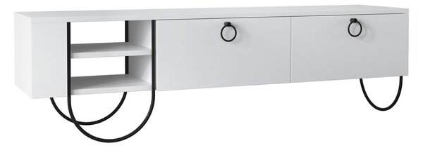 TV stolek/skříňka Narnia (Bílá). Akce -26%