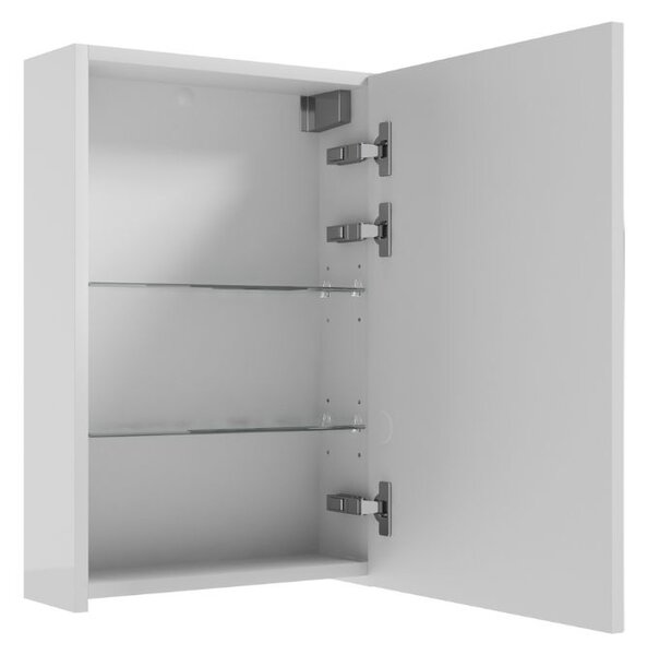 Defra Salsa skříňka 40x15x60 cm se zrcadlem bílá 242-E-04001
