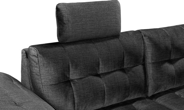 ROHOVÁ SEDAČKA, textil, černá MID.YOU - Sedací soupravy, Online Only