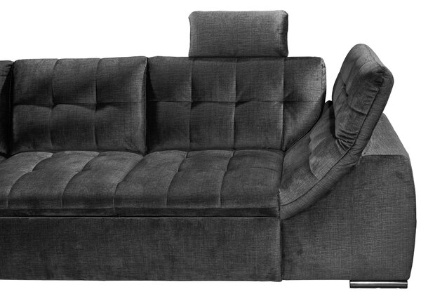 ROHOVÁ SEDAČKA, textil, černá MID.YOU - Sedací soupravy, Online Only