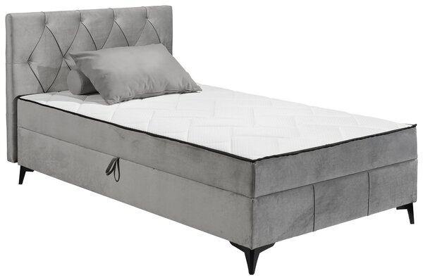 AMERICKÁ POSTEL, 120/200 cm, šedá MID.YOU - Postele s úložným prostorem, Online Only