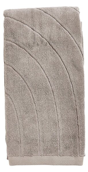 Šedý froté bavlněný ručník 50x100 cm Time – Zone