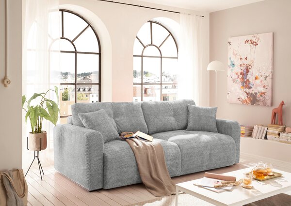 ROZKLÁDACÍ POHOVKA, textil, šedá MID.YOU - Rozkládací pohovky, Online Only