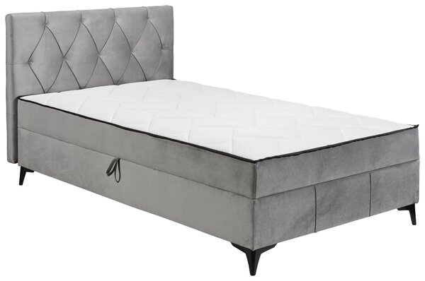 AMERICKÁ POSTEL, 120/200 cm, šedá MID.YOU - Postele s úložným prostorem, Online Only