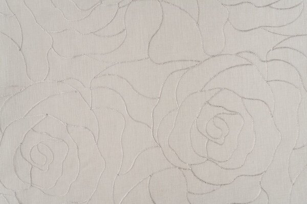 Bílo-šedá záclona 140x245 cm Amanda – Mendola Fabrics