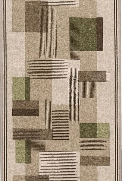 Breno Běhoun LISTRA 39, šíře 100 cm, Béžová/Vícebarevné
