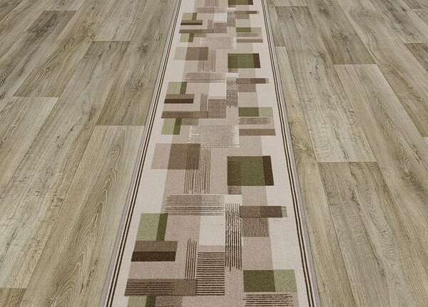 Breno Běhoun LISTRA 39, šíře 100 cm, Béžová/Vícebarevné