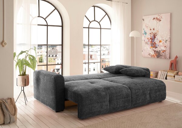 ROZKLÁDACÍ POHOVKA, textil, antracitová MID.YOU - Rozkládací pohovky, Online Only